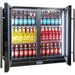 Schmick Twin Door Quiet Running Black Heated Glass Door Bar Fridge (Model: SK246-B-HD)