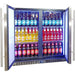 Schmick Twin Door Quiet Running Solid Stainless Door Energy Efficient Bar Fridge (Model: SK246-SD)