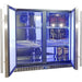 Schmick Twin Door Quiet Running Solid Stainless Door Energy Efficient Bar Fridge (Model: SK246-SD)