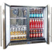 Schmick Twin Door Quiet Running Solid Stainless Door Energy Efficient Bar Fridge (Model: SK246-SD)