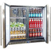 Schmick Twin Door Quiet Running Solid Stainless Door Energy Efficient Bar Fridge (Model: SK246-SD)