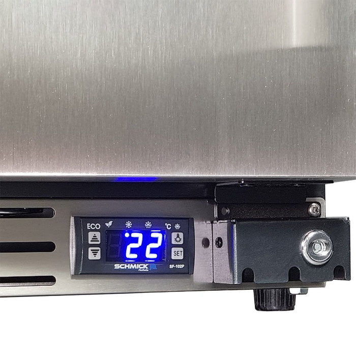 Schmick Under Bench Matching Fridge And Freezer Combination - Quiet Running (Model: BD113-SS-COMBO)