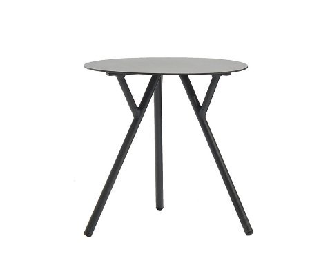 Verona Side Table (High) - Charcoal - Raffinata