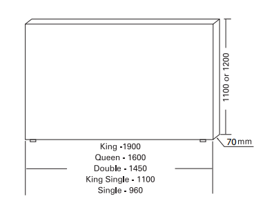 Panelled Headboard - Raffinata