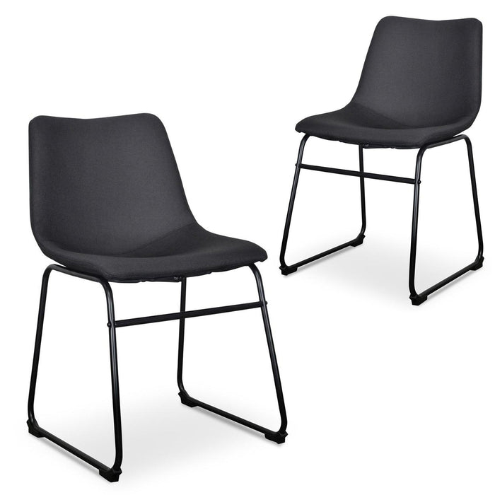 CDC2009-SE - Dining Chair in Black (Set of 2)