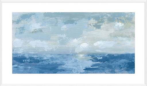 Silver Blue Sea Wall Art