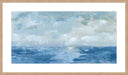 Silver Blue Sea Wall Art