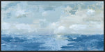 Silver Blue Sea Wall Art