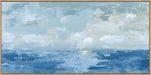 Silver Blue Sea Wall Art