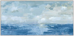 Silver Blue Sea Wall Art