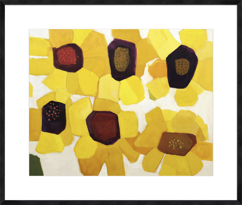 Six Sunflowers Wall Art