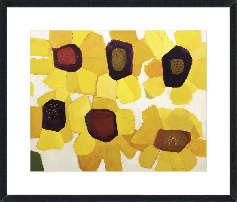 Six Sunflowers Wall Art