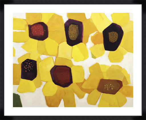 Six Sunflowers Wall Art