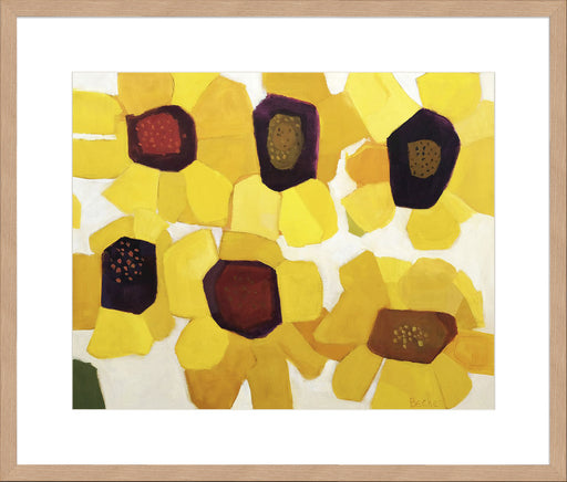 Six Sunflowers Wall Art
