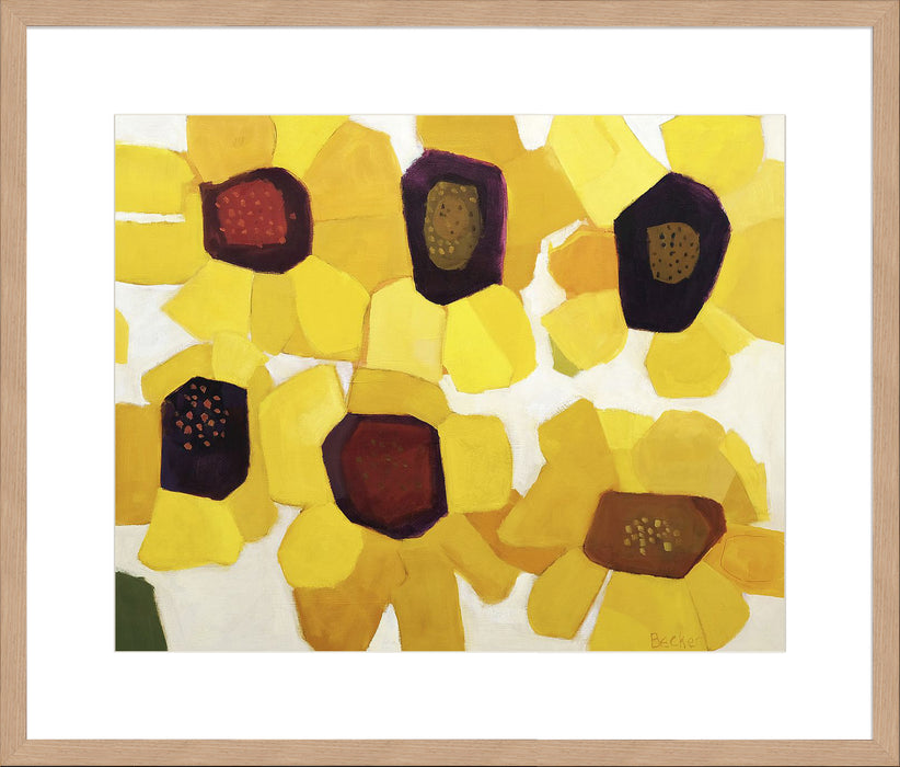 Six Sunflowers Wall Art