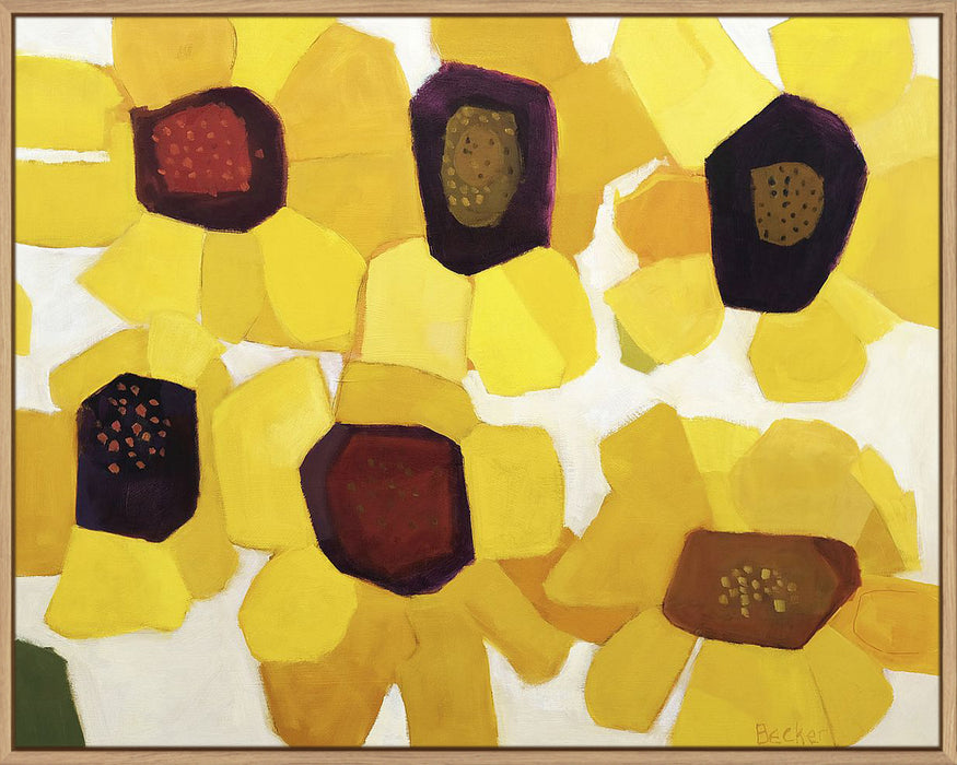 Six Sunflowers Wall Art