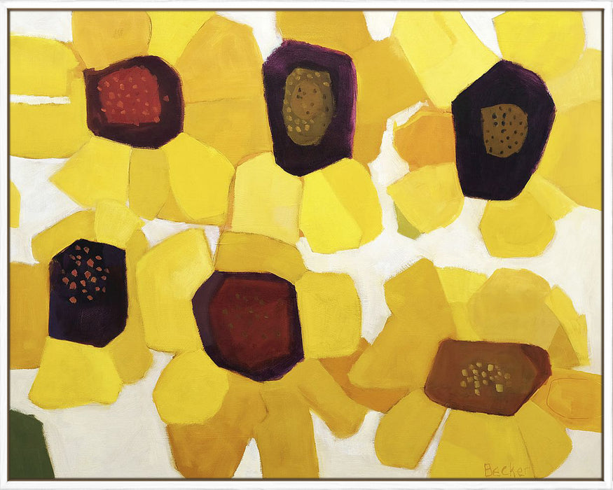 Six Sunflowers Wall Art