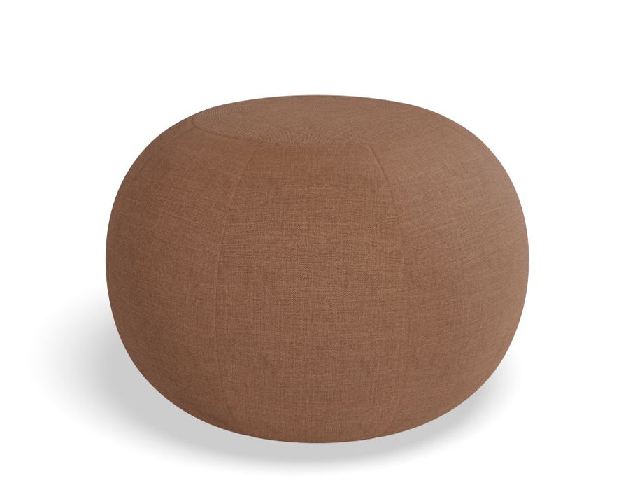 Ronde Pouf in Terracotta Rust - Small