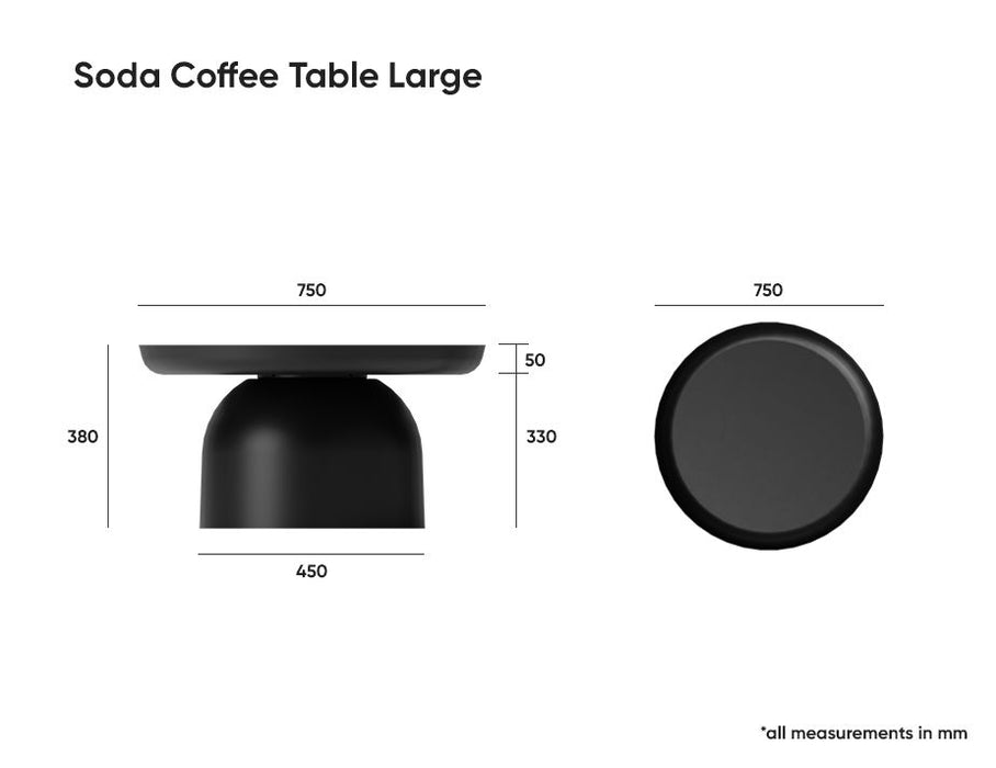 Soda Coffee - Large - Black