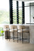 Soho Counter Stool - Linen - Black 64cm