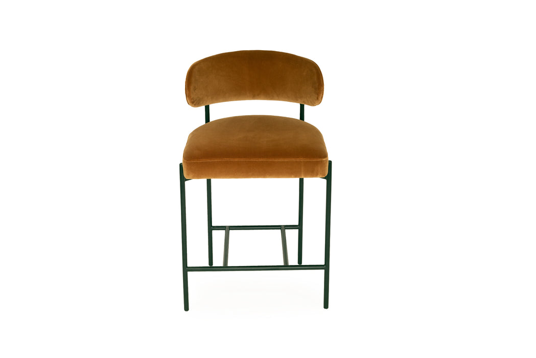 Soho Counter Stool - Rust - Black 64cm