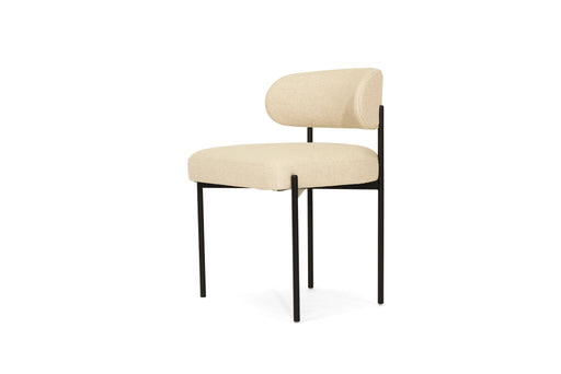 Soho Dining Chair - Linen - Black