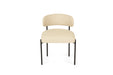 Soho Dining Chair - Linen - Black