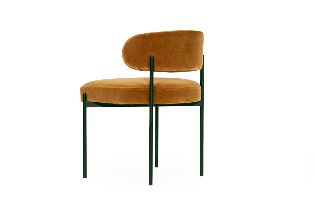 Soho Dining Chair - Rust - Black