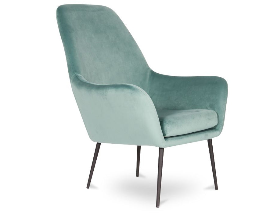 Soho Lounge Chair - Green Velvet