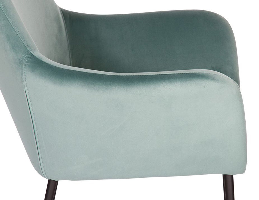 Soho Lounge Chair - Green Velvet