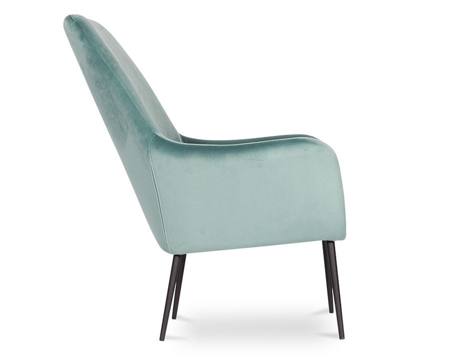 Soho Lounge Chair - Green Velvet