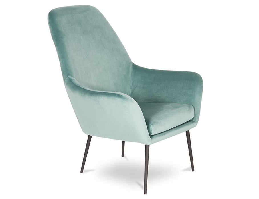 Soho Lounge Chair - Green Velvet