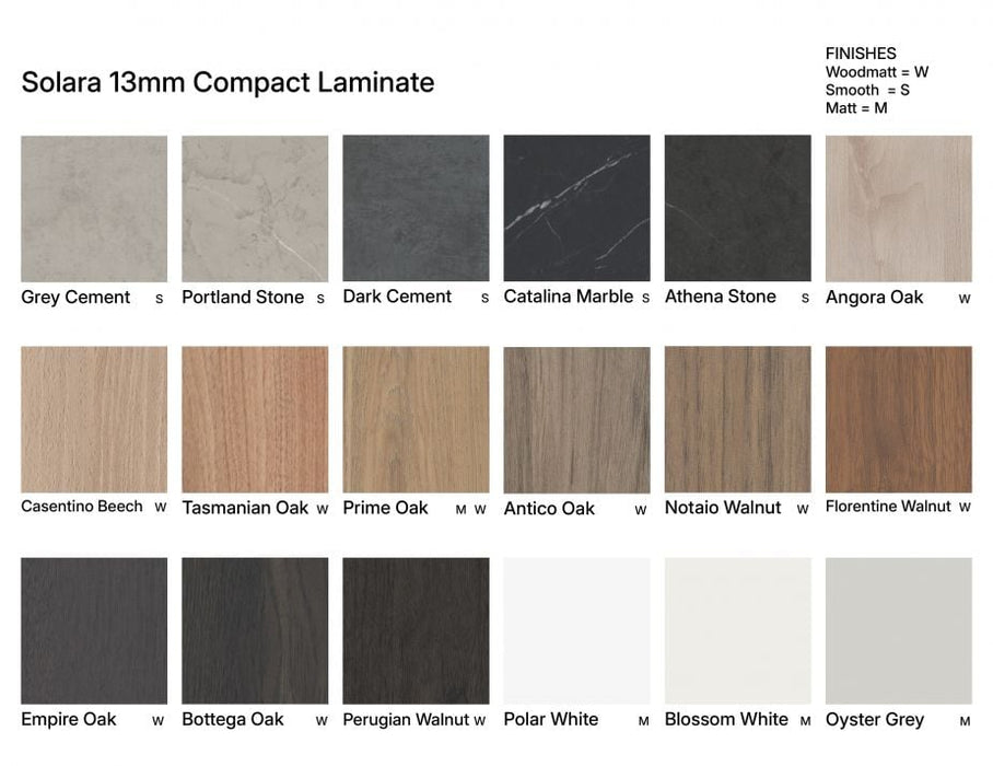 Roku Solara Compact Laminate Cafe Table - Outdoor - Charcoal - 70x70 Top