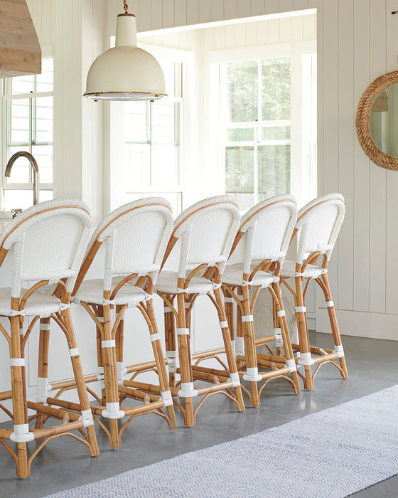 Sorrento Counter Stool - White