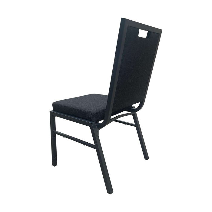 Square Back Function Chair - Black Fabric