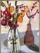 Still Life with Mason Jar and Flowers Wall Art