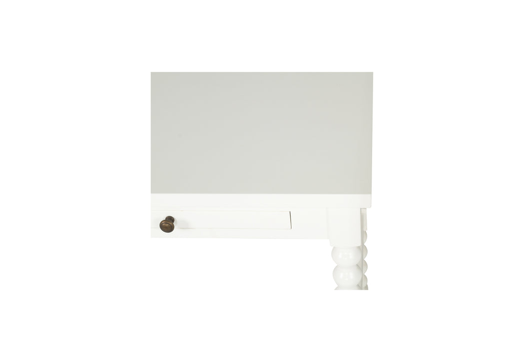 Stradbroke Bobbin Bedside Table - White
