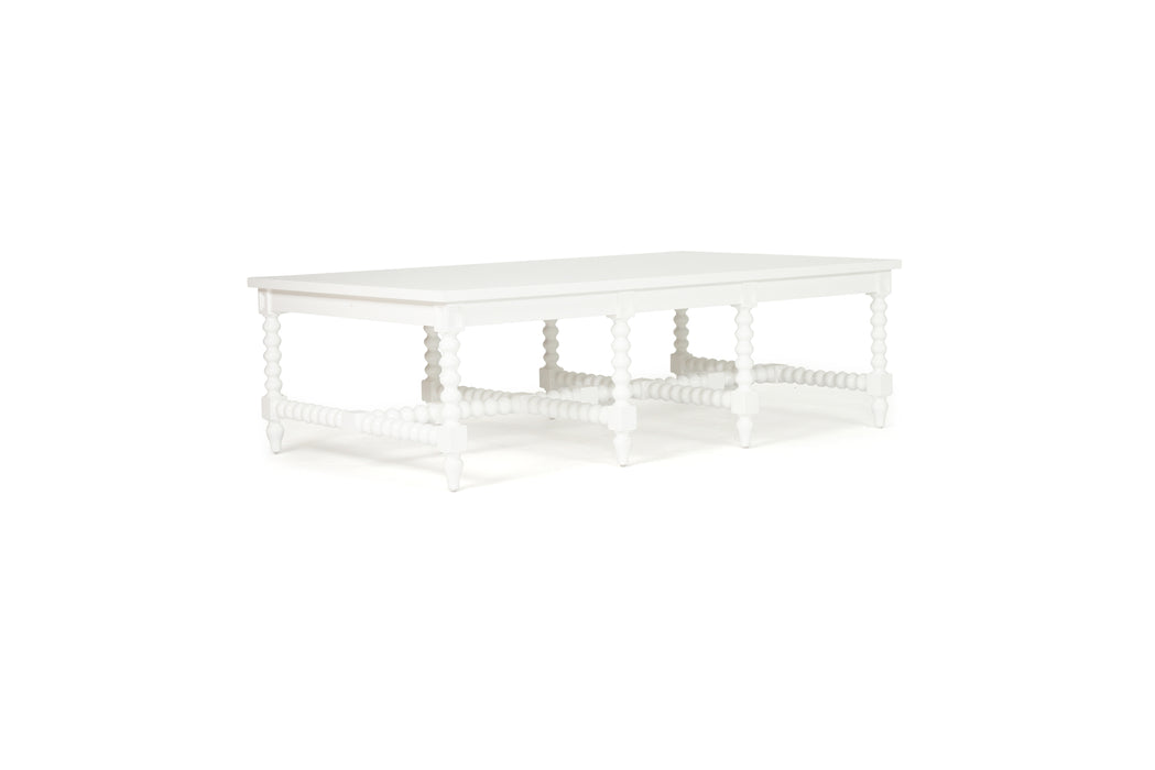Stradbroke Bobbin Coffee Table - White