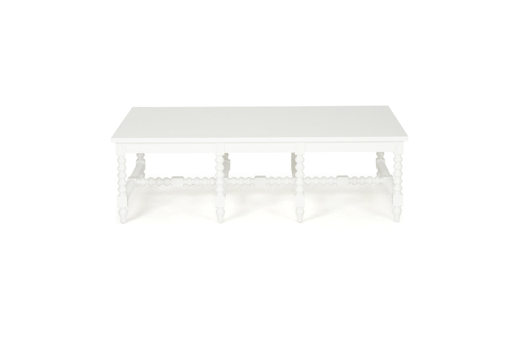 Stradbroke Bobbin Coffee Table - White