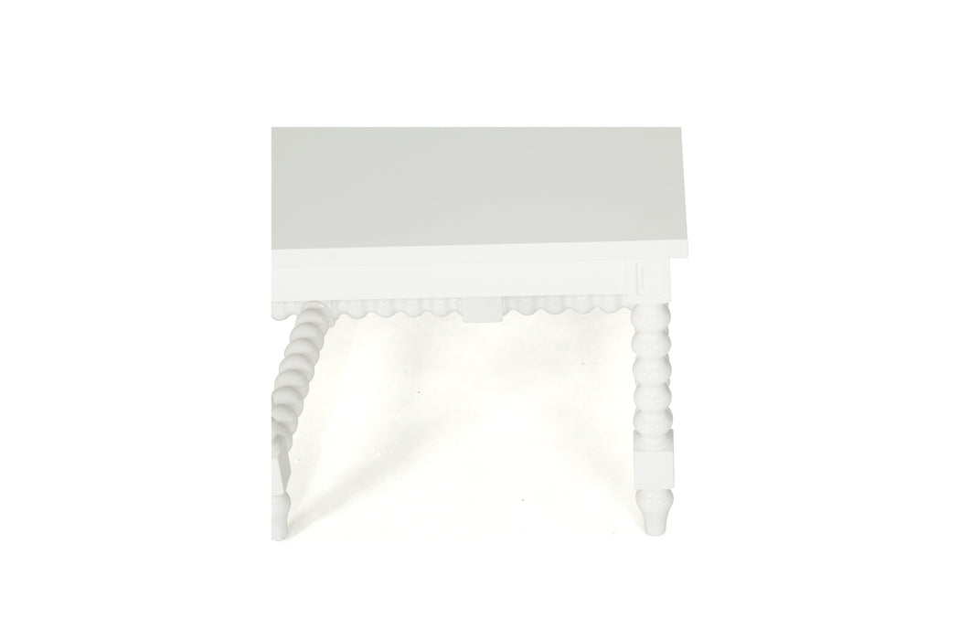 Stradbroke Bobbin Coffee Table - White