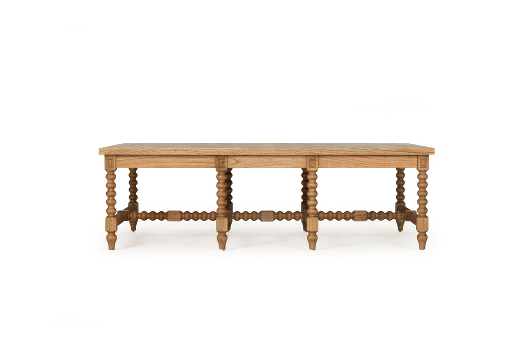 Stradbroke Bobbin Coffee Table - Herringbone top