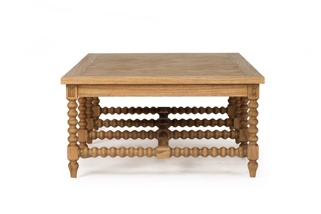 Stradbroke Bobbin Coffee Table - Herringbone top