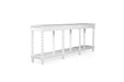 Stradbroke Bobbin Console Table - White - 3 Drawer - White 220cm