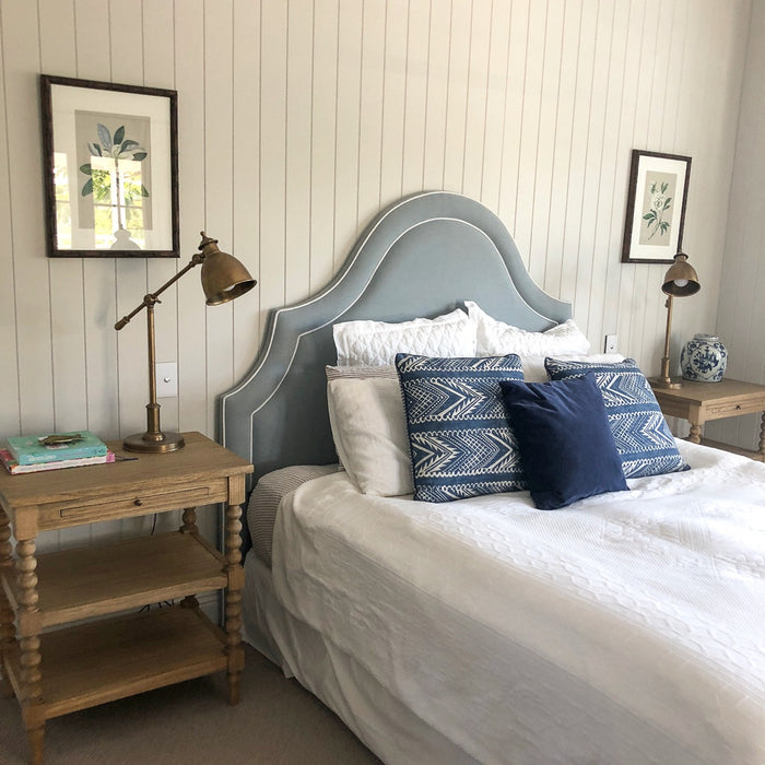 Stradbroke Bobbin Bedside Table - Weathered Oak