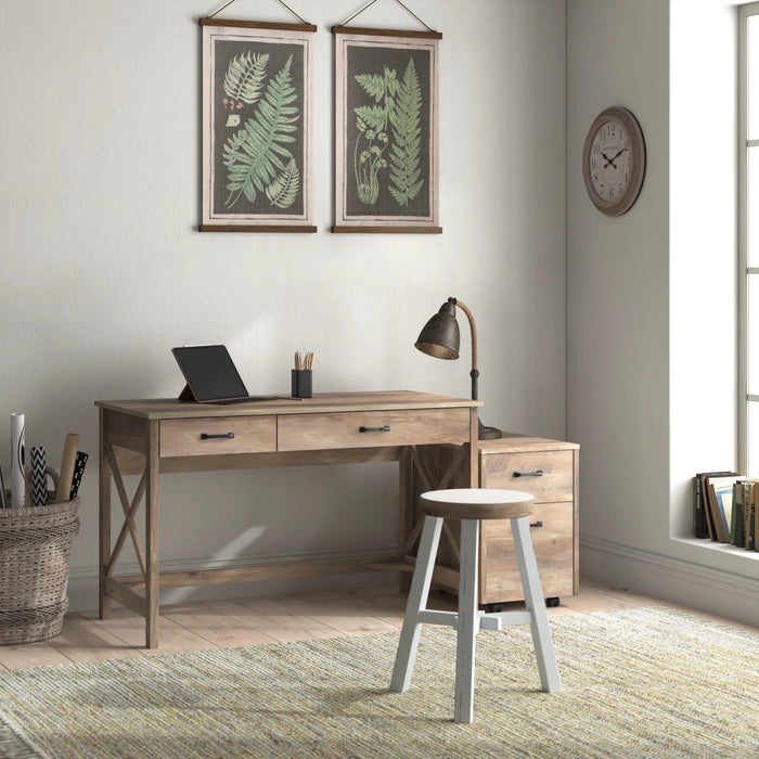 Alaska 1.2M Writing Desk - Rustic Oak