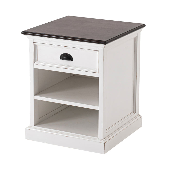 NovaSolo Bedside Table with Shelves