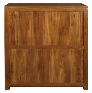 Amsterdam 5 Drawer Tallboy (Light Pecan)