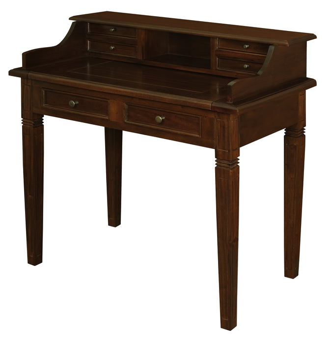 Winston 6 Drawer Writing Desk (Mahogany)