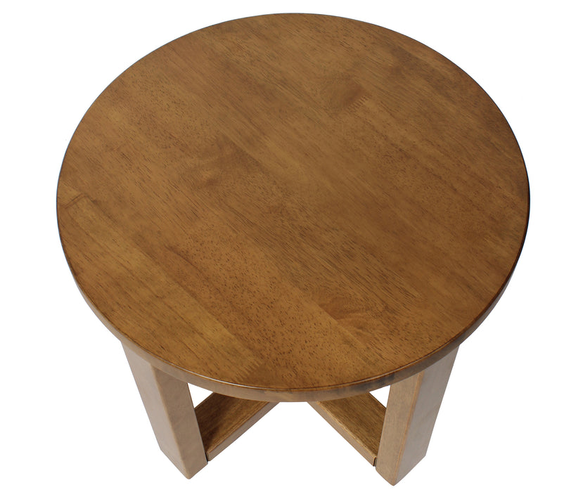 Coffee Table Chunk 500Mm - Light Oak