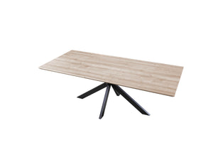 Tivoli Scratch Resistant Dining Table Oak Sonoma